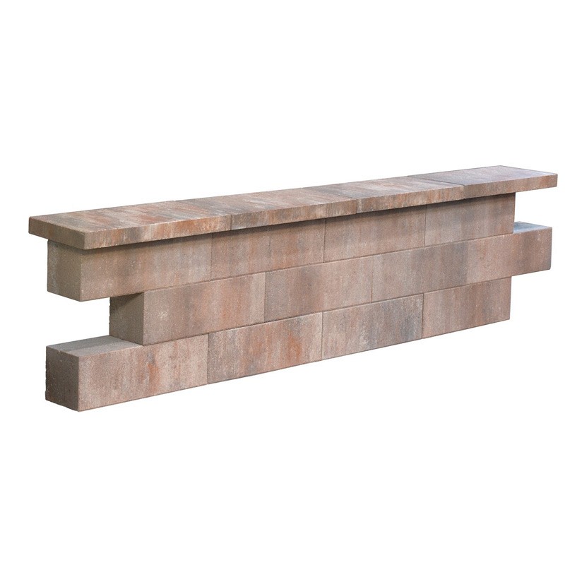 Gsb Block GSB Brushed Block 15x15x45 cm Mountain - GSB Tuinmaterialen