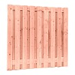 Douglas geschaafd plankenscherm 19-planks 16 mm, 180x180 cm, onbehandeld