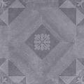 Keramische tegel Keramiek 60x60x1 Symbol Block Black