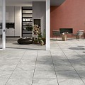 Keramische tegel TwentyGres Rail 60,4x60,4x2 Silver