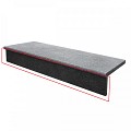 Traptrede Stootbord Pacific Black 100x12x2 cm