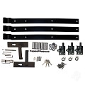 Beslagset "Design" (tbv WPC tuindeur) [antra.gepoedercoat] bc