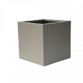 Bloembak vlak taupe 60x60x60 cm