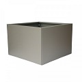 Bloembak vlak taupe 90x90x60 cm