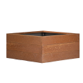 Bloembak corten 180x90x70 cm
