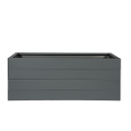 Bloembak antraciet 150x90x56 cm