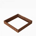 Bloembak Module+ 180x180x28 cm Corten
