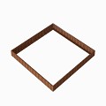 Bloembak Module+ 360x360x28 cm Corten