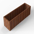 Bloembak Module+ 60x210x56 cm Corten