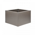 Bloembak vlak taupe 60x60x40 cm