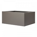 Bloembak vlak taupe 60x90x40 cm