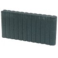 Mini Rondobandpalissade 6x40x50 cm zwart