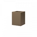 Bloembak vlak supra bruin 30x30x40 cm