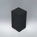 Kliko ombouw 120 Liter grafiet zwart met klep