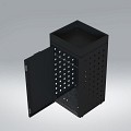Kliko ombouw 120 Liter grafiet zwart met tuinbak