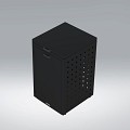 Kliko ombouw 240 Liter grafiet zwart met klep