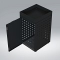 Kliko ombouw 240 Liter grafiet zwart met tuinbak