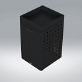 Kliko ombouw 240 Liter grafiet zwart met tuinbak