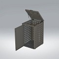 Kliko ombouw 240 Liter taupe met klep