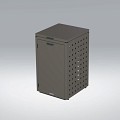 Kliko ombouw 240 Liter taupe met klep