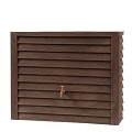 WOODY regenton 350 liter donker l.124 x b.40 x h.100 cm M