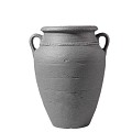 ANTIQUE amphora 90 liter antraciet plantenpot *