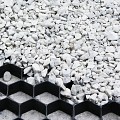 Trudigravel 120 x 80 x 3 cm / doek 90 gr/m² ZWART