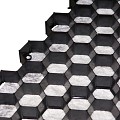 Trudigravel 120 x 80 x 3 cm / doek 90 gr/m² ZWART