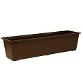 Balkonbak STANDARD 60 cm bruin