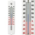 Thermometer kunststof wit 20,5 cm