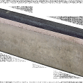 Opsluitband grijs 8x20x100 cm