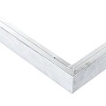 Aluminium daktrimset recht t.b.v. plat dak, maximale dakmaat 905x450 cm