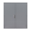 Hardhouten dubbele dichte deur Prestige, 202x221 cm, grijs gegrond