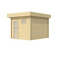 Vuren Topvision Tapuit, 300x300 cm, wit gespoten