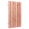 Douglas geschaafde plankendeur op zwart verstelbaar stalen frame, 16 mm, 100x190 cm, onbehandeld