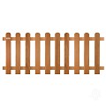 Kempas FSC tuinhek recht 10L 16mm 35x1800x800mm ribbel / RVS bc
