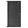 Composiet tuindeur Forte Antraciet 90x180 cm