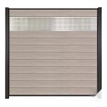 WPC-duo-grijs lamel "Mix&Match" 20x141x1800mm 2 stuks in krimpfolie bc