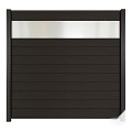 Aluminium lamel "Mix&Match" 20x141x1800mm [antraciet gepoedercoat] 2 stuks in krimpfolie bc