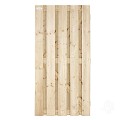 Vuren FSC tuindeur recht 47x900x1800mm glad / RVS [geimpregneerd] bc