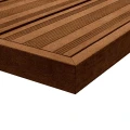 WPC-bruin FSC decking clip 21x145x2250mm semi-ribbel/glad 4 stuks bc