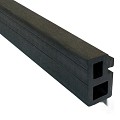 WPC-antraciet FSC regel 30x50X2250mm (tbv decking 21mm) 2st/set bc