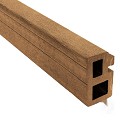 WPC-bruin FSC regel 30x50x2250mm (tbv decking 21mm) 2st/set bc