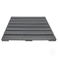 WPC-antraciet FSC tuintegel 7/3L 12mm 24x500x500mm massief glad bc