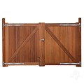 Bangkirai tuinpoort "Belmonte" (dubbel) 40x3000x1800mm incl. beslag bc