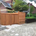 Bangkirai tuinpoort "Belmonte" (dubbel) 40x3000x1800mm incl. beslag bc