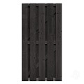 Vuren FSC tuindeur recht 45x900x1800mm gezaagd / RVS [zwart] bc