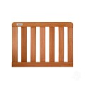 Bangkirai tuinpoort "Luxe" recht 36x1000x700mm RVS