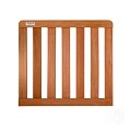 Bangkirai tuinpoort "Luxe" recht 36x1000x900mm RVS