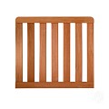 Bangkirai tuinpoort "Luxe" recht 36x1000x900mm RVS